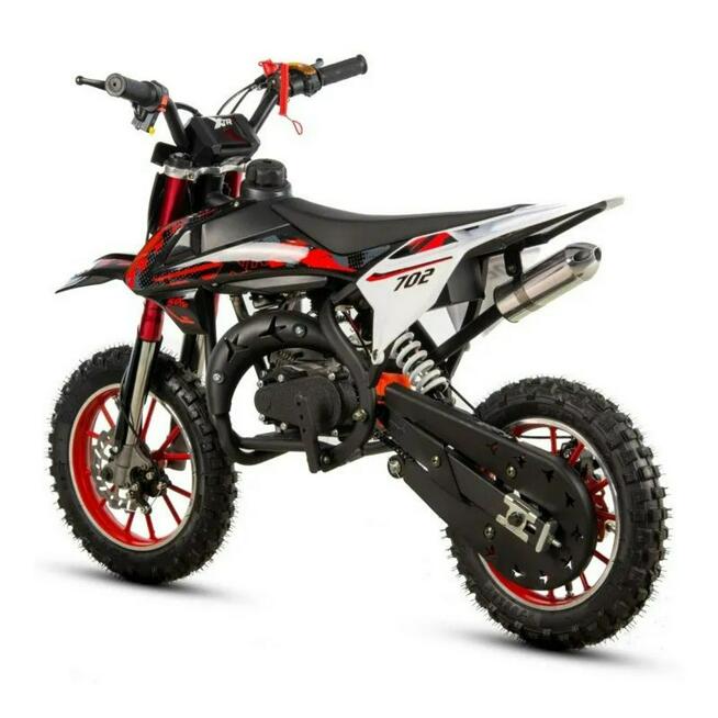 XTR Inny Mini Cross XTR 49cc 702 10 cali DUŻY Dwusuw 2T Elektryczny Start