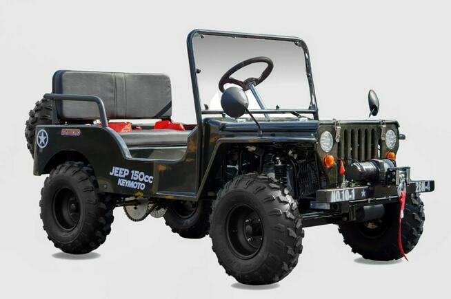 Inna Inny BUGGY UTV JEEP 150cc KEYMOTO Półautomat Wyciągarka LED Hak Szyba