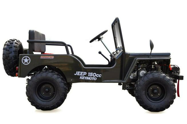 Inna Inny BUGGY UTV JEEP 150cc KEYMOTO Półautomat Wyciągarka LED Hak Szyba
