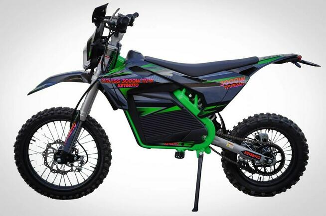Inna Inny Cross ELEKTRYCZNY 3000W 72V 32Ah Keymoto KOŁA 17/14 cali Li-Ion LED