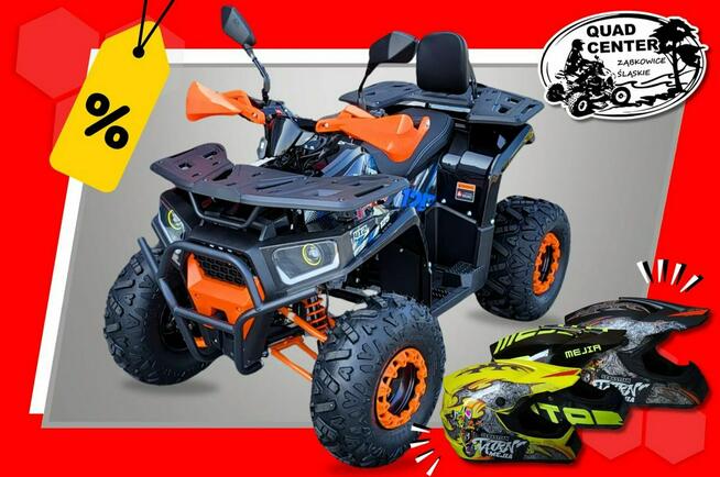 Inna Inny Quad ATV DUŻY 125 ARMOUR PRO 8 Licznik Tarcza Półautomat Oparcie LED