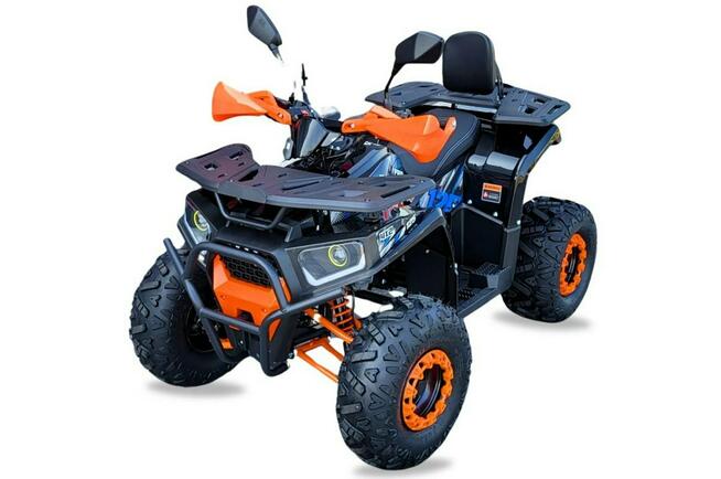Inna Inny Quad ATV DUŻY 125 ARMOUR PRO 8 Licznik Tarcza Półautomat Oparcie LED