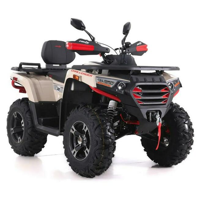ASIX Inny Quad ATV ASIX CHALLENGER 300cc Auto. LED Alu KOŁA 12' Wał T3B Homolog.