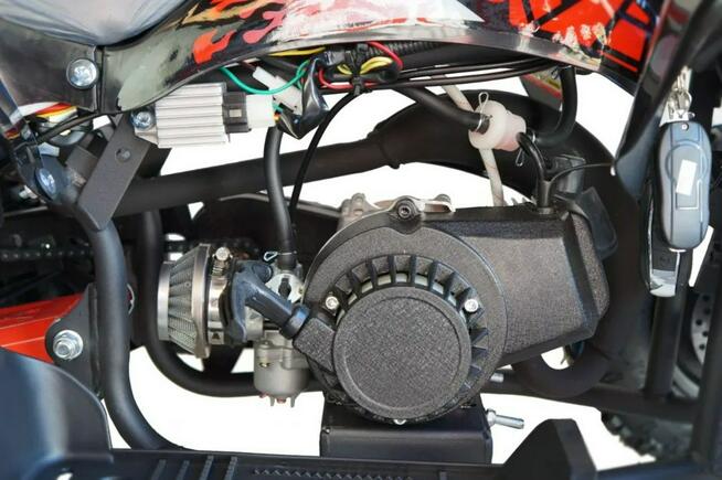 Inna Inny Mini Quad ATV 49cc BS RACER PILOTY Dwusuw AUTOMAT El. Start 6 cali