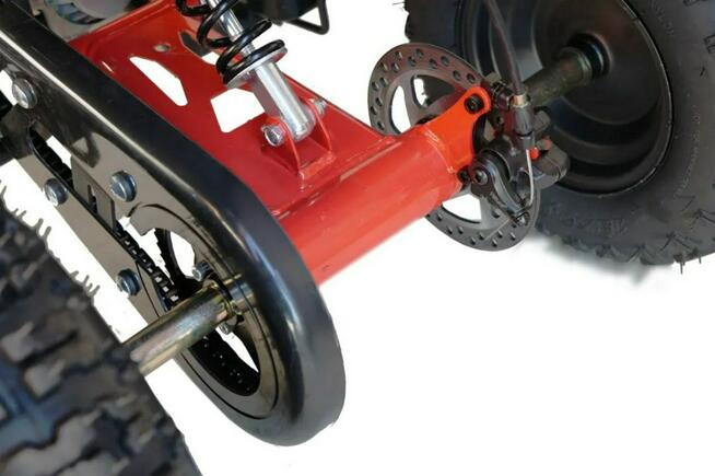 Inna Inny Mini Quad ATV 49cc BS RACER PILOTY Dwusuw AUTOMAT El. Start 6 cali
