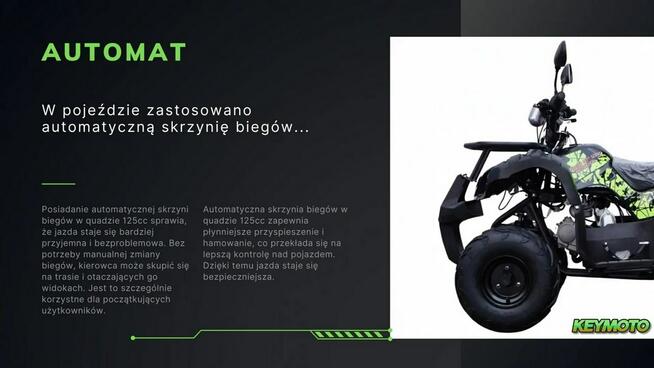 Inna Inny Quad ATV 125cc MODEL N7 Automat Koła 7 Piloty Licznik Zrywka Lusterka