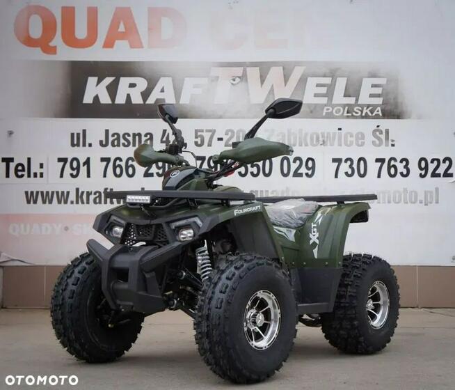 Inna Inny Quad ATV 125cc FOURCRAFT Półautomat 8 cali Alufelgi DUŻY XL LED