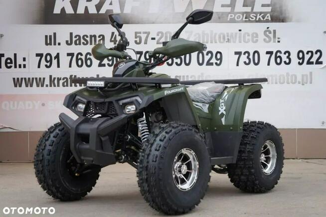 Inna Inny Quad ATV 125cc FOURCRAFT Półautomat 8 cali Alufelgi DUŻY XL LED