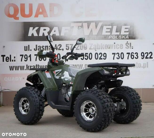 Inna Inny Quad ATV 125cc FOURCRAFT Półautomat 8 cali Alufelgi DUŻY XL LED