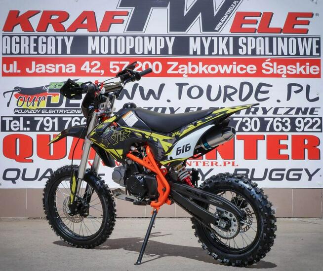 Inna Inny Cross 125 cc XTR 616 X1 17/14' 4T MANUAL Elektryczny start LAMPA Kopka