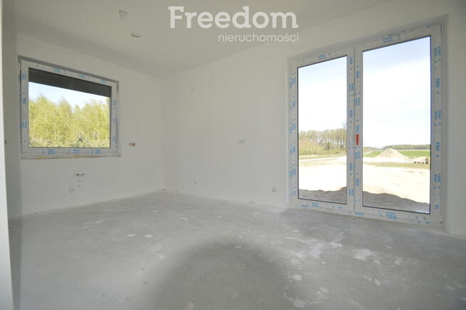 Nowy dom parterowy 82 m2, 4 pokoje w gm. Czastary