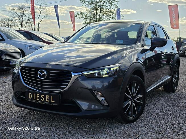 Mazda CX-3 1.5D#105PS#LIFT#RVM#Ledy#Skóry#Navi#Kamera#Świeży Import#Gwarancja!!!