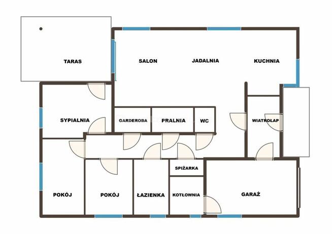 Dom parterowy, 956 m² działki, STANDARD PREMIUM