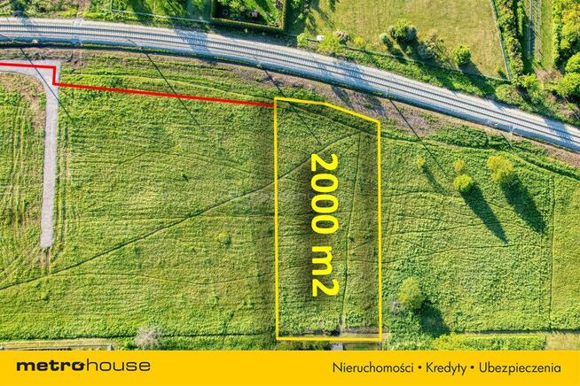 Działka budowlana 2000 m2 w Kozach.