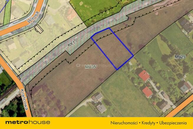 Działka budowlana 2000 m2 w Kozach.