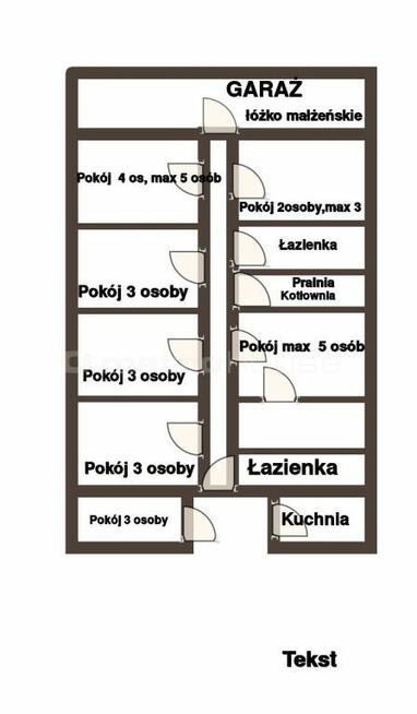 DOM = Mieszkanie + 12 pokoi do wynajęcia
