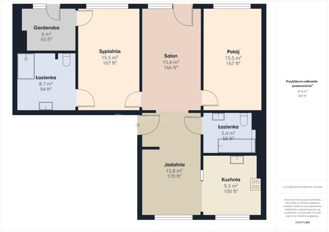Mieszkanie o metrażu domu 93 m² w Szczytnicy!