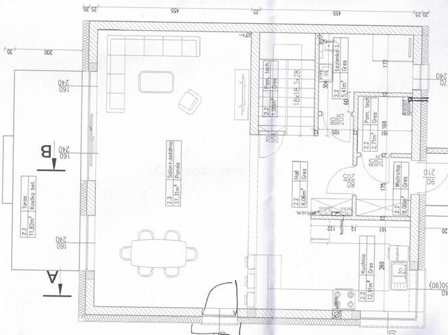 RĄBIEŃ - bliźniak w stanie deweloperskim 140 m2.