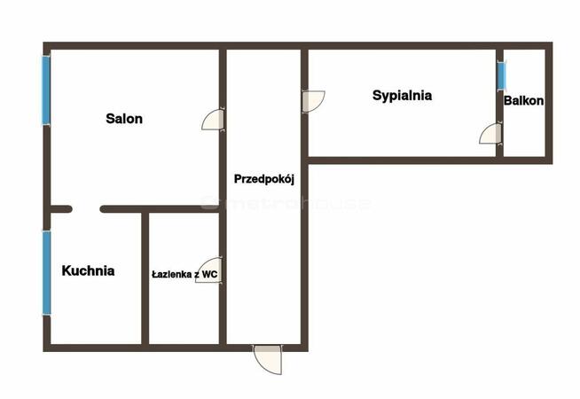 2 pokoje I balkon po remoncie 850 m do morza!
