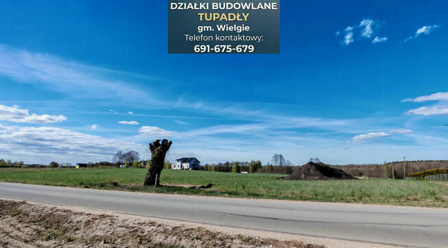 Działki budowlane – Tupadły, Gmina Wielgie