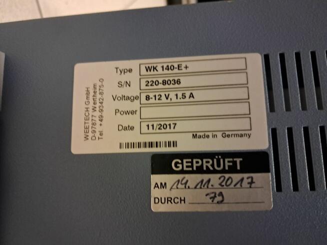Syndyk sprzeda Tester przewodów elektrycznych WeeTech WK 140