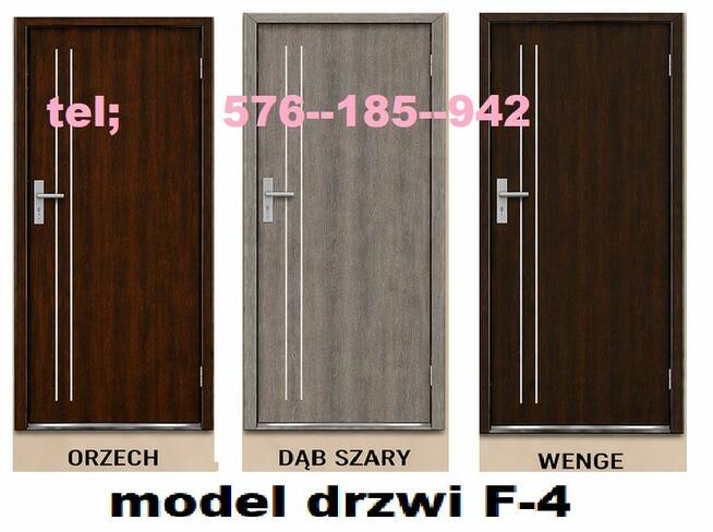 Drzwi zewnętrzne z montażem WEJŚCIOWE do mieszkań