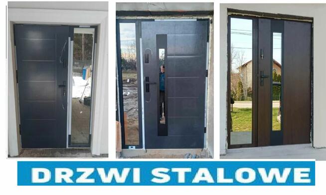 Drzwi zewnętrzne z montażem WEJŚCIOWE do mieszkań