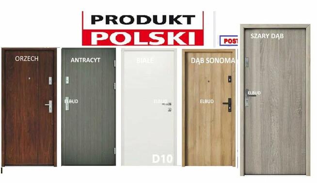 Drzwi zewnętrzne z montażem WEJŚCIOWE do mieszkań