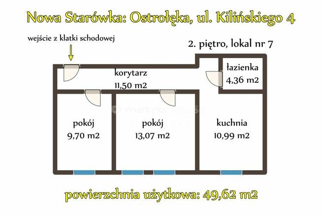 Nowa Starówka: mieszkanie na 2. piętrze