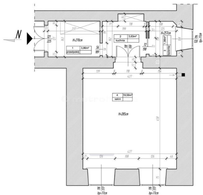 Kawalerka w centrum Pabianic, 29 m2