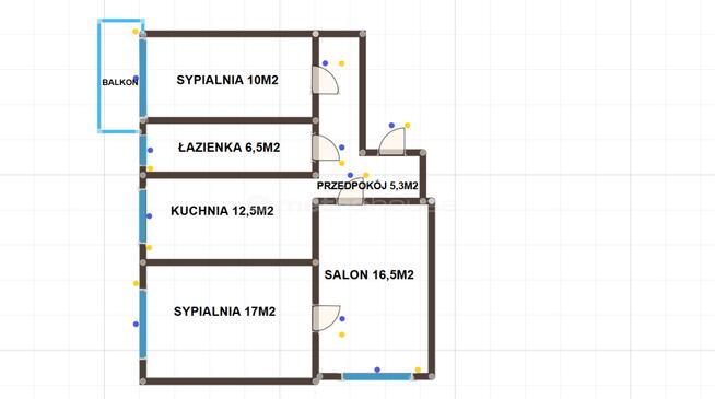 3-pokojowe mieszkanie po generalnym remoncie