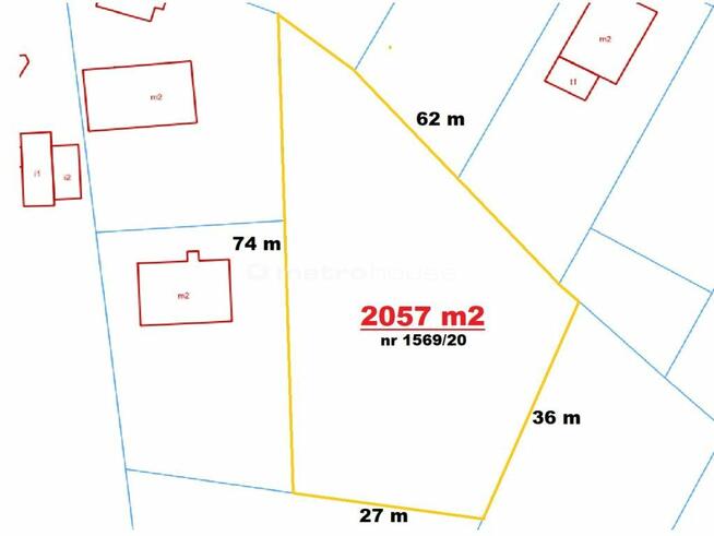 Działka 2057 m² cisza, zieleń, świetna lokalizacja