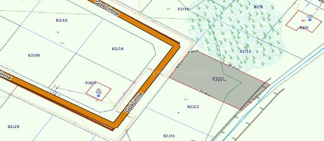 Działka budowlana 742 m²Czarna Łąka 230 000 PLN