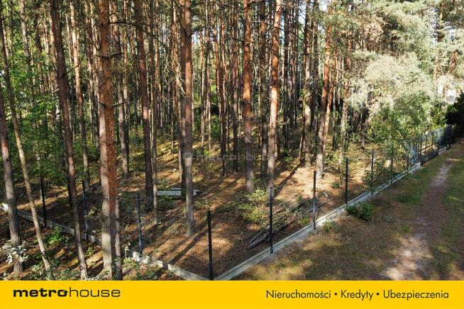 Leśna działka budowlana 841,3 m2 15 km do Łodzi