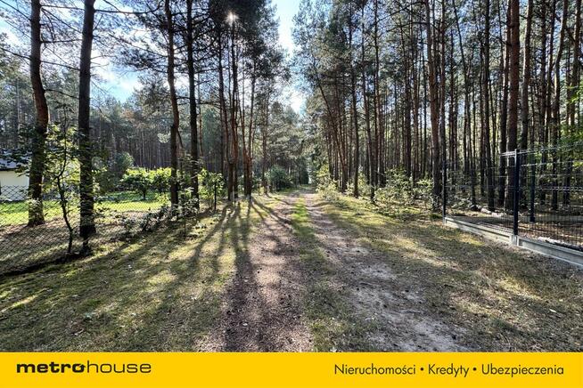 Leśna działka budowlana 841,3 m2 15 km do Łodzi