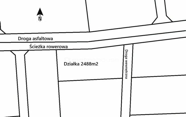 Działka w pięknym miejscu przy nowej drodze