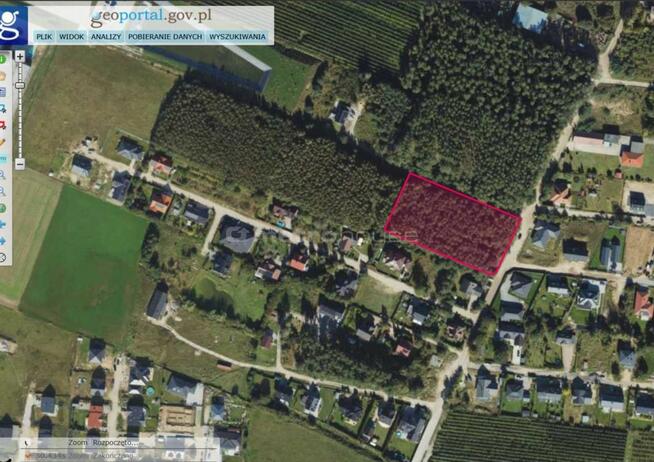 Działka bud-sług o pow. 0,5 ha w Jankowie Gdańskim