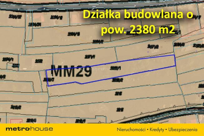 Piękna działka budowlana 2380m2 z widokami na góry