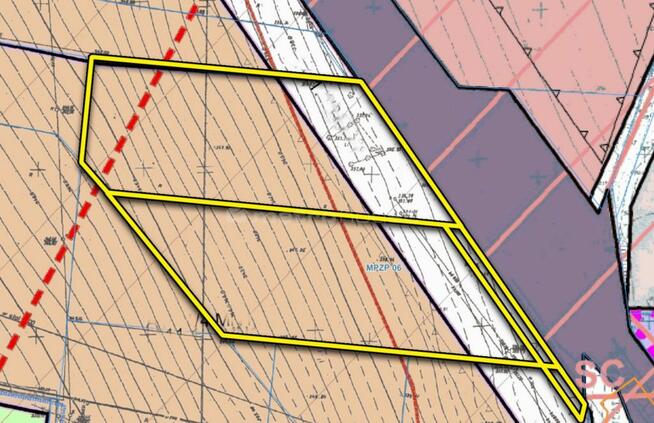 Działka inwestycyjna z widokiem na góry. 2x40arów