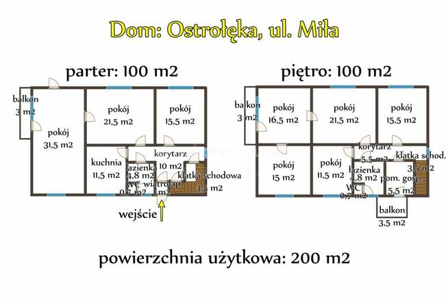 Ostrołęka, ul. Miła: dom z potencjałem
