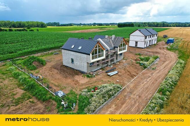 Nowoczesny bliźniak 124 m², Sedranki k. Olecka