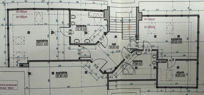 PABIANICE-dom 380 m2,stan surowy, działka 1088m2.
