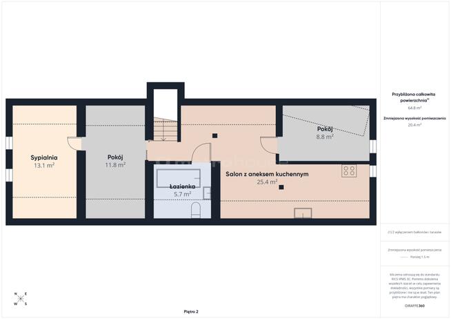 Dom z 4 mieszkaniami - 209,2 m² Olszyna