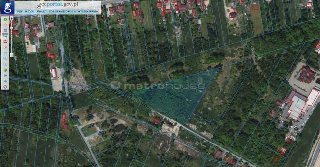 Działka rolno-budowlana 1,31ha Kolonia Poczesna