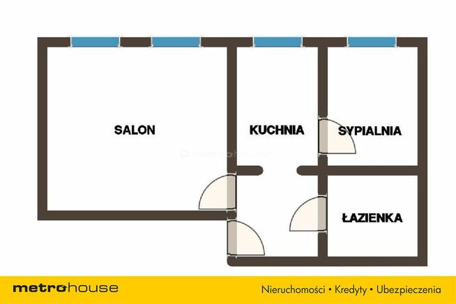 M3 z prywatną SIŁOWNIĄ - 41,03 m2, I piętro