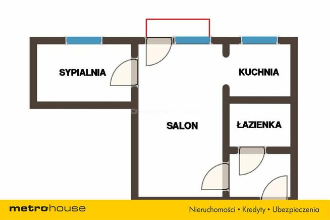 Świetne 2 pokoje, 1 piętro + Balkon z widokiem!