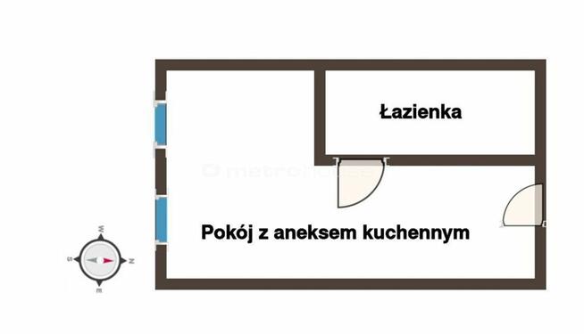 Kawalerka z wyjściem na ogródek!