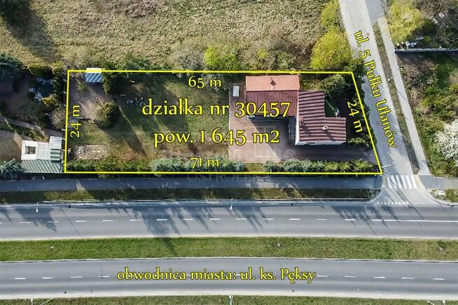 Ostrołęka: dom z 2 garażami na dużej działce