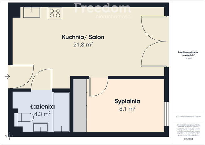 2-pokojowe mieszkanie z ogródkiem – Gdańsk
