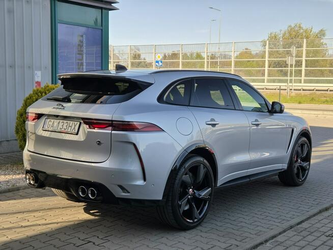 Jaguar F-PACE SVR 5.0 V8 Supercharged 550 KM. Gwarancja 08.2027. Salon PL. FV23%.